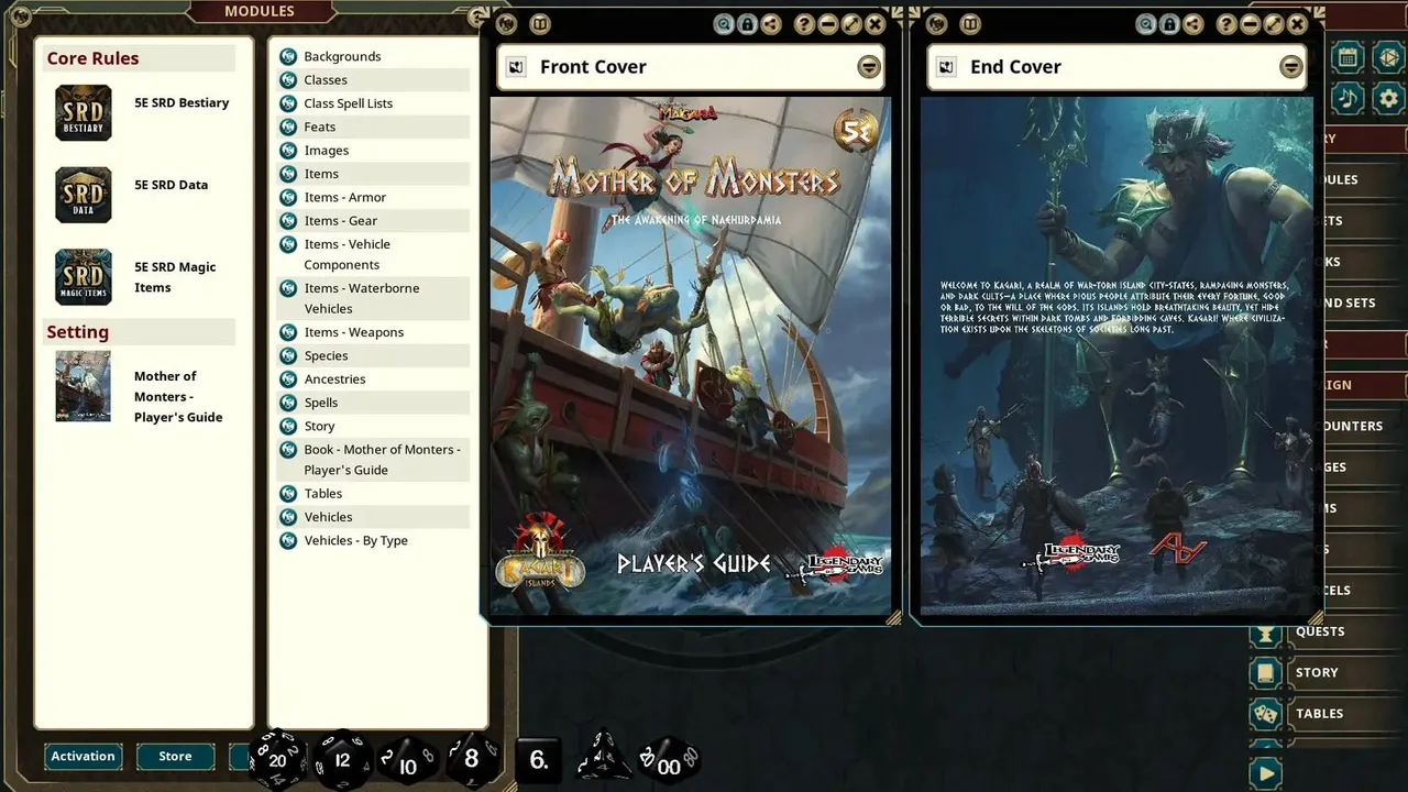Fantasy Grounds - Mother of Monsters - Player's Guide Screenshot 5