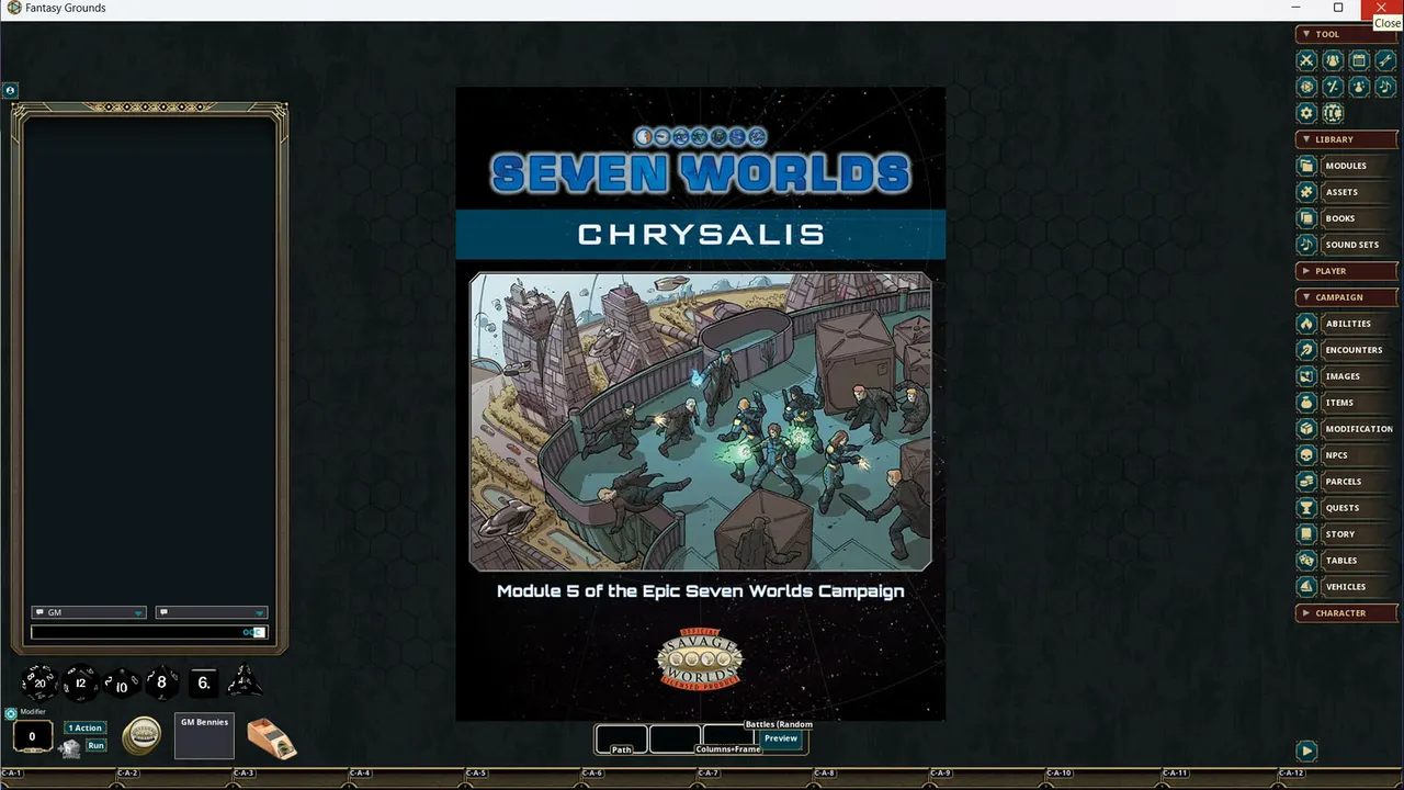 Fantasy Grounds - Seven Worlds Module 5: Chrysalis Screenshot 1