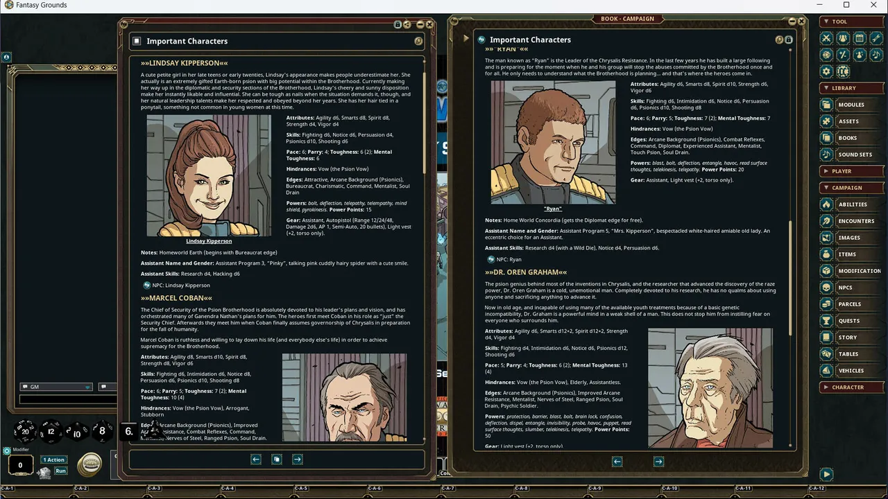Fantasy Grounds - Seven Worlds Module 5: Chrysalis Screenshot 4