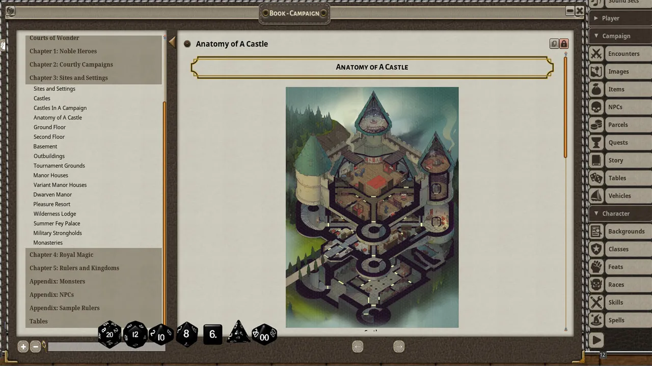 Fantasy Grounds - Campaign Builder: Castles & Crowns Screenshot 3