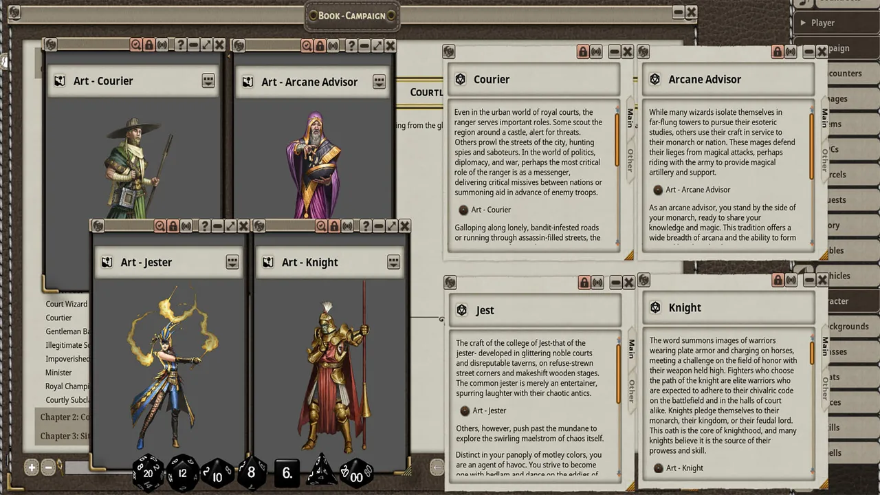 Fantasy Grounds - Campaign Builder: Castles & Crowns Screenshot 1