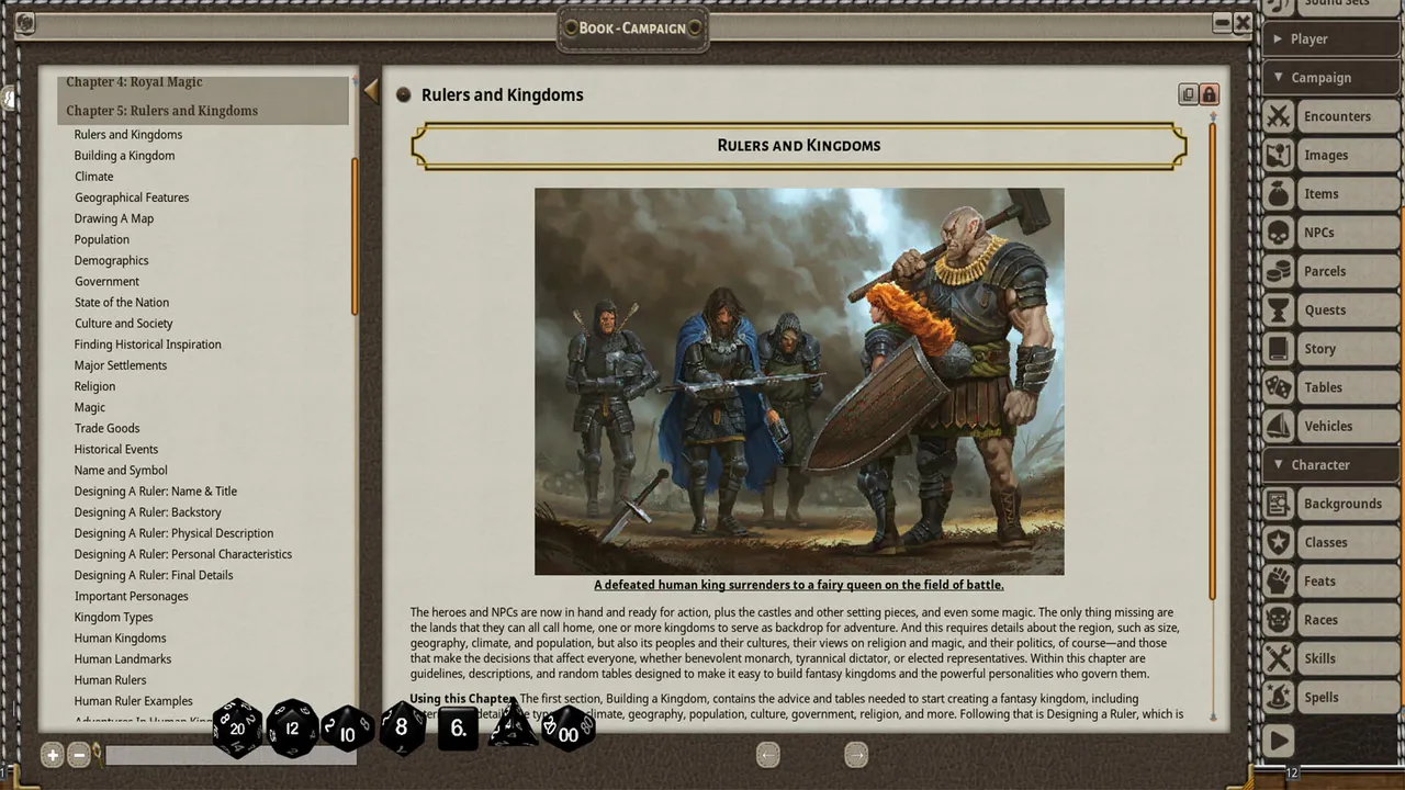 Fantasy Grounds - Campaign Builder: Castles & Crowns Screenshot 4