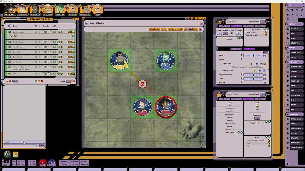 Fantasy Grounds - Star Trek Adventures: Lower Decks Season 1 Crew Pack Screenshot 4
