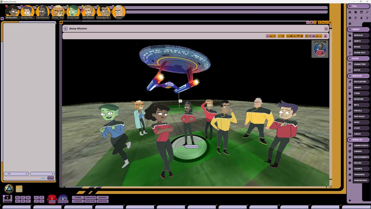 Fantasy Grounds - Star Trek Adventures: Lower Decks Season 1 Crew Pack Screenshot 3