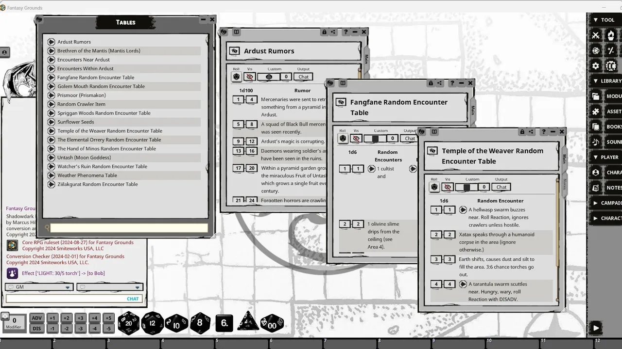 Fantasy Grounds - Ruins of Ardust Screenshot 1
