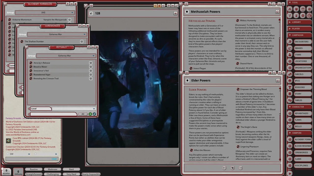 Fantasy Grounds - Vampire: Gehenna War Screenshot 4