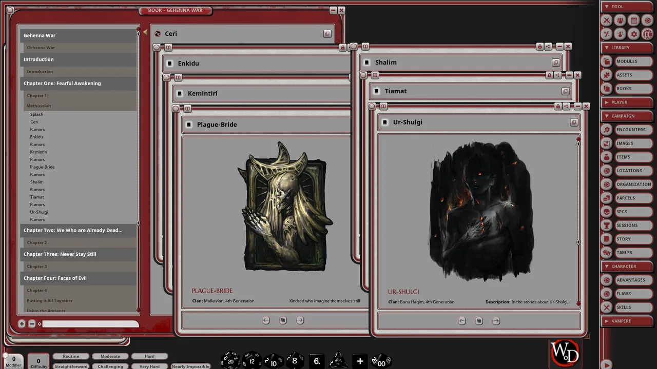 Fantasy Grounds - Vampire: Gehenna War Screenshot 0