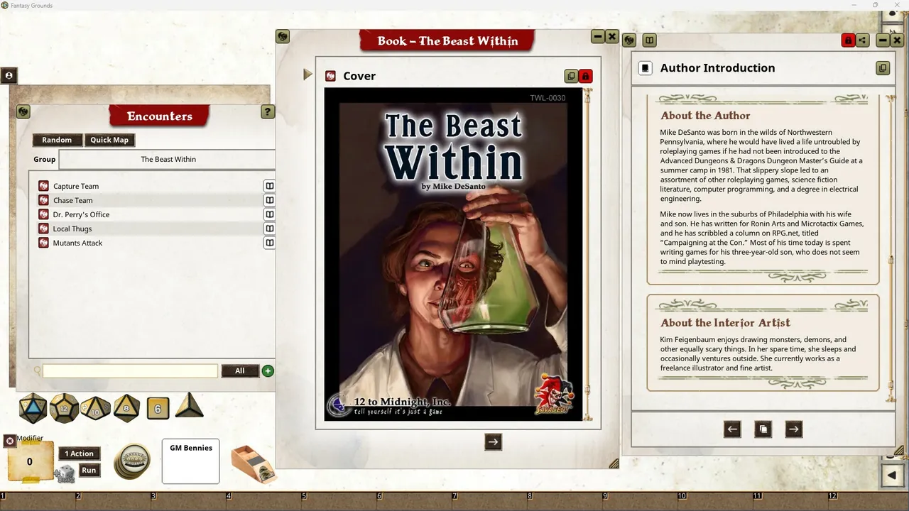 Fantasy Grounds - The Beast Within Screenshot 0
