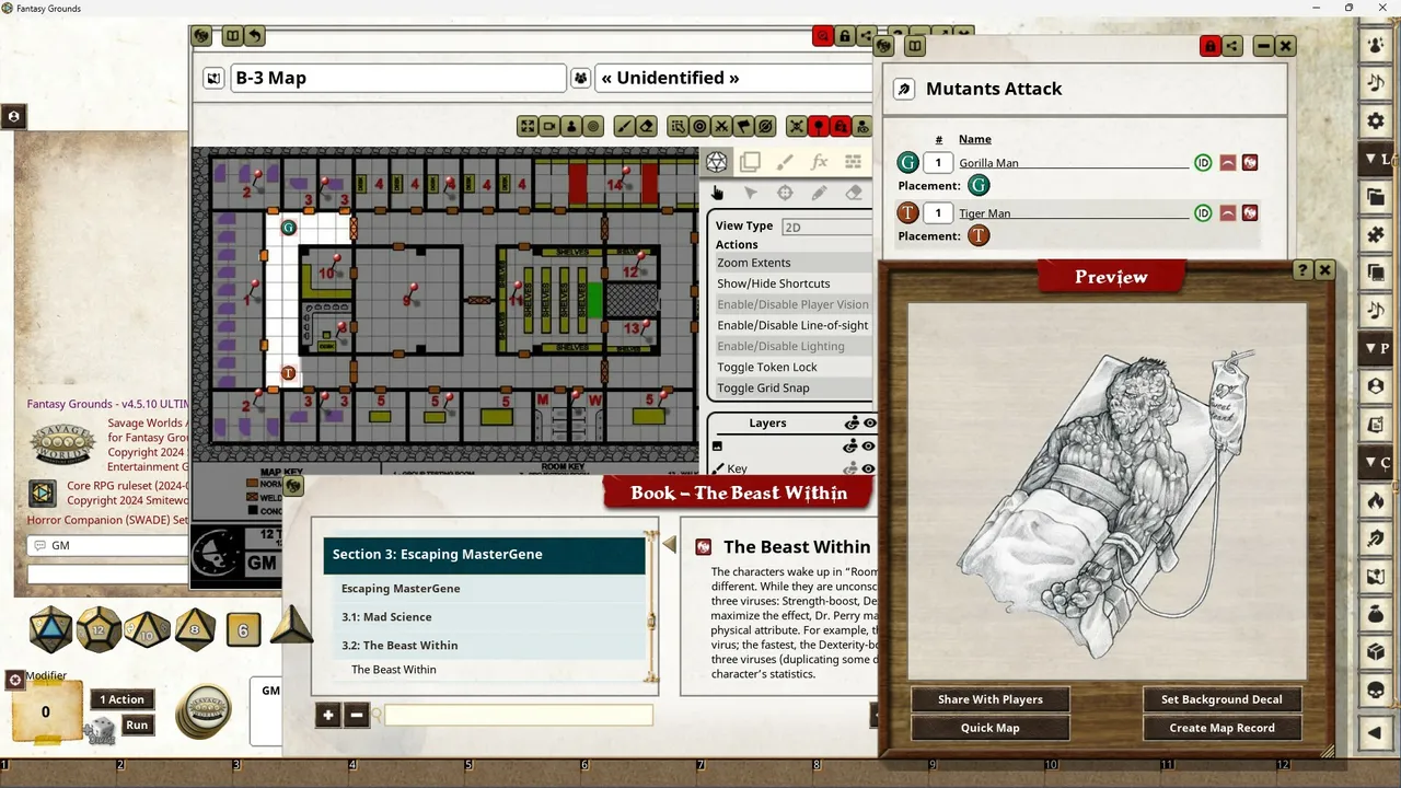 Fantasy Grounds - The Beast Within Screenshot 6