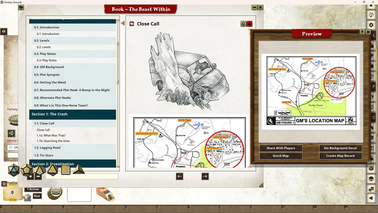 Fantasy Grounds - The Beast Within Screenshot 2