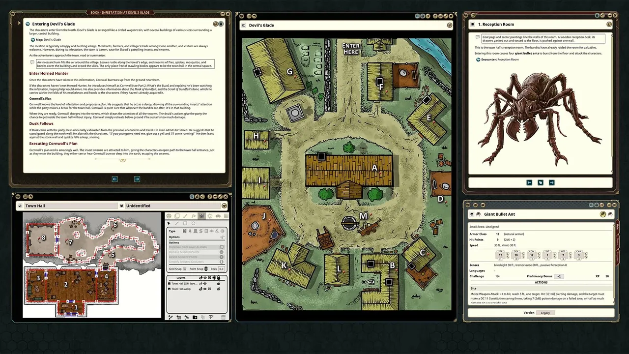 Fantasy Grounds - Infestation at Devil's Glade Screenshot 2
