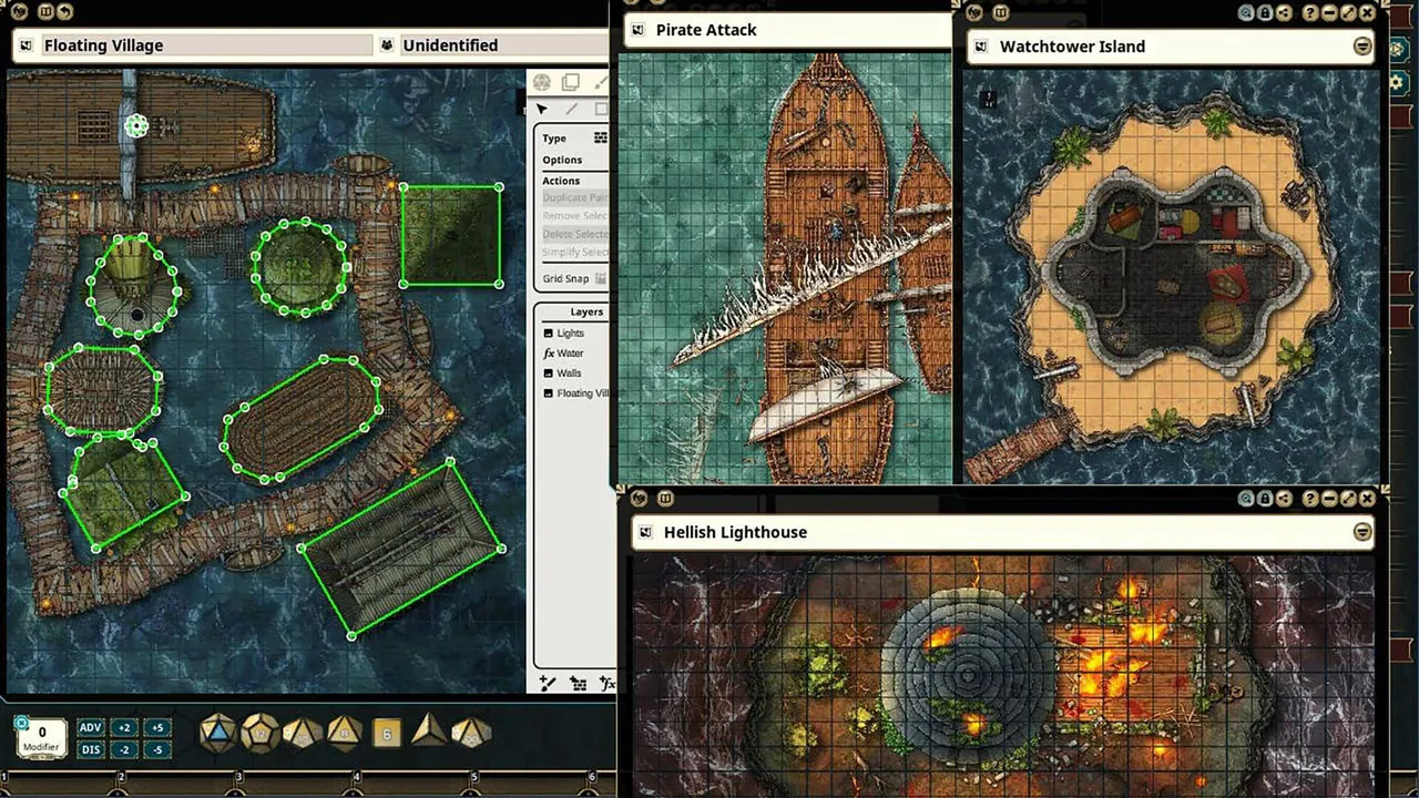 Fantasy Grounds - Map Collection - Nautical Screenshot 4