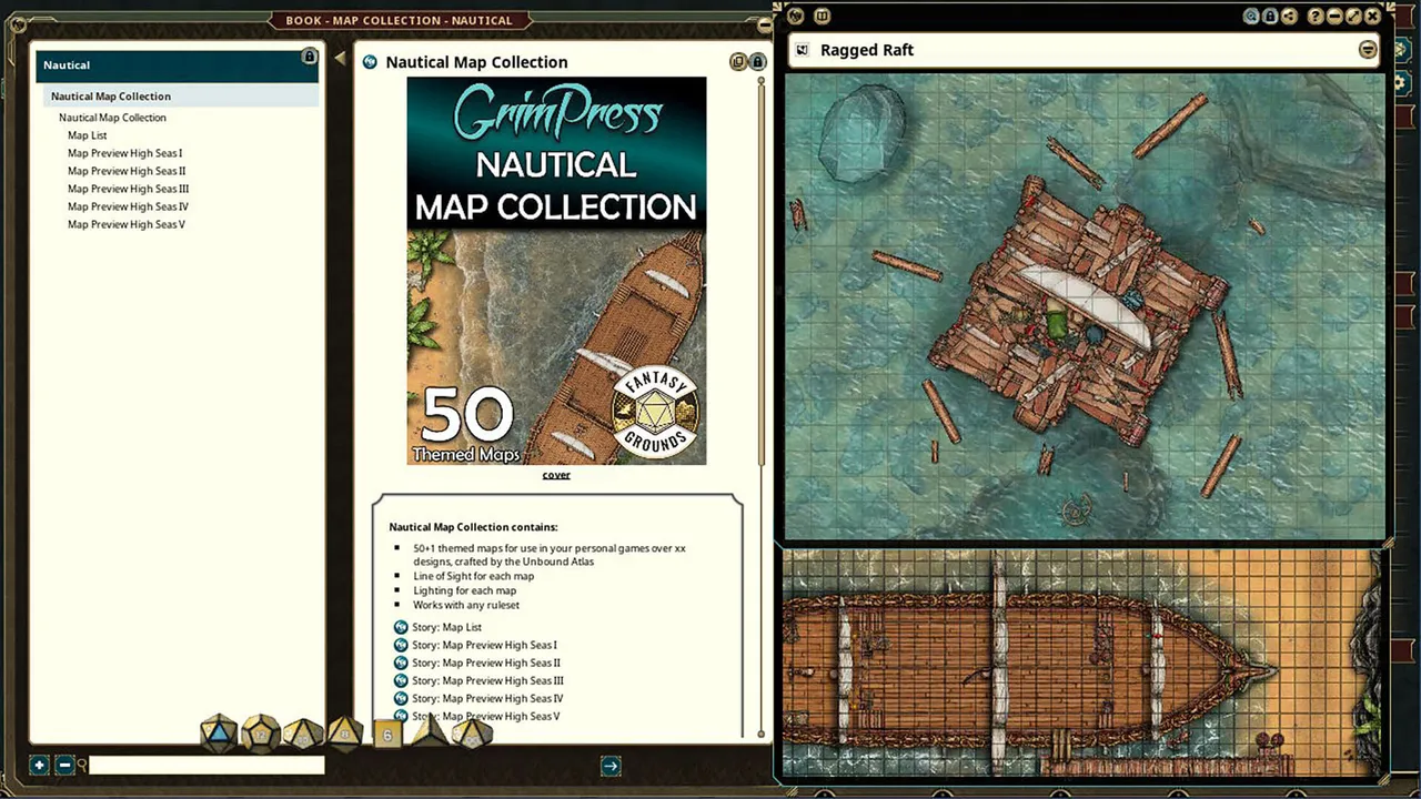 Fantasy Grounds - Map Collection - Nautical Screenshot 1