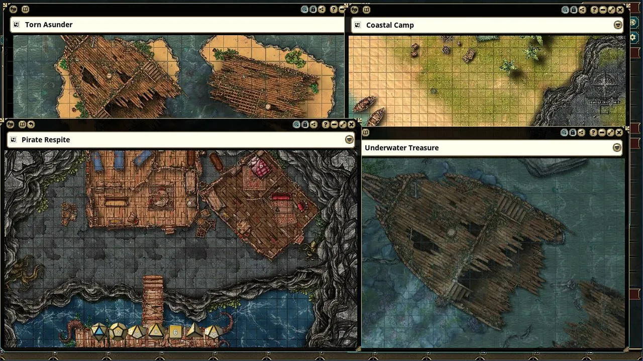 Fantasy Grounds - Map Collection - Nautical Screenshot 3