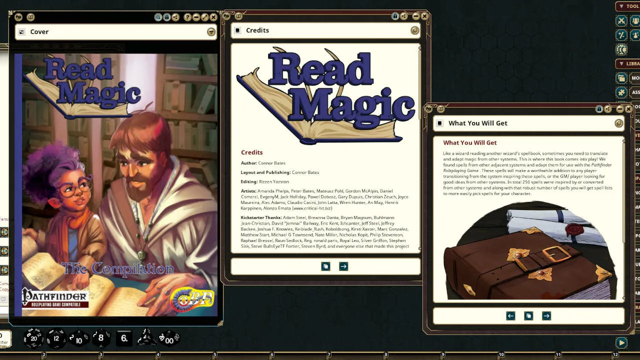 Fantasy Grounds - Read Magic - The Compilation Screenshot 1