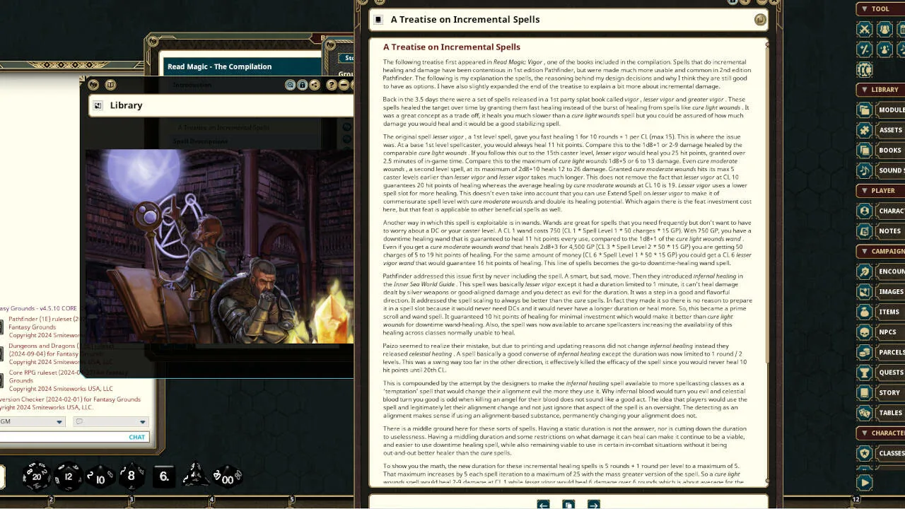 Fantasy Grounds - Read Magic - The Compilation Screenshot 2