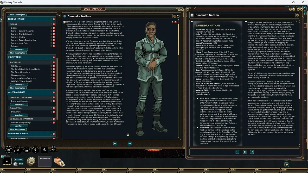 Fantasy Grounds - Seven Worlds Module 6: Exodus Screenshot 3