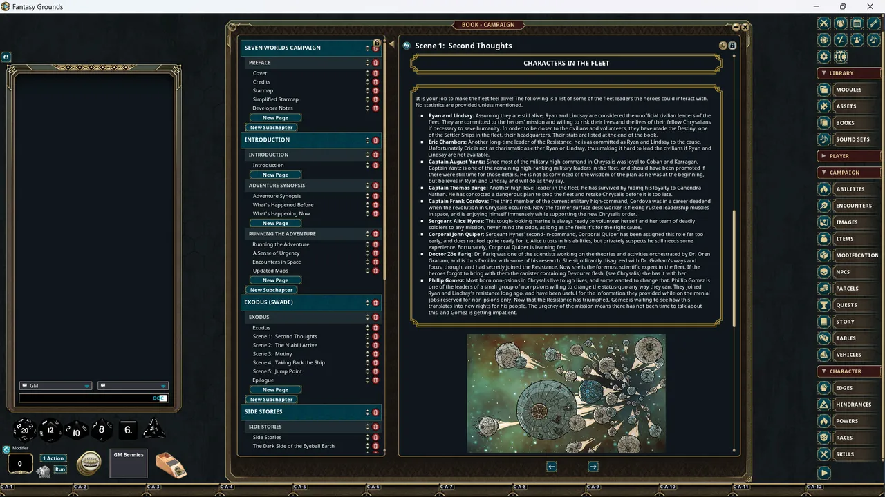 Fantasy Grounds - Seven Worlds Module 6: Exodus Screenshot 4