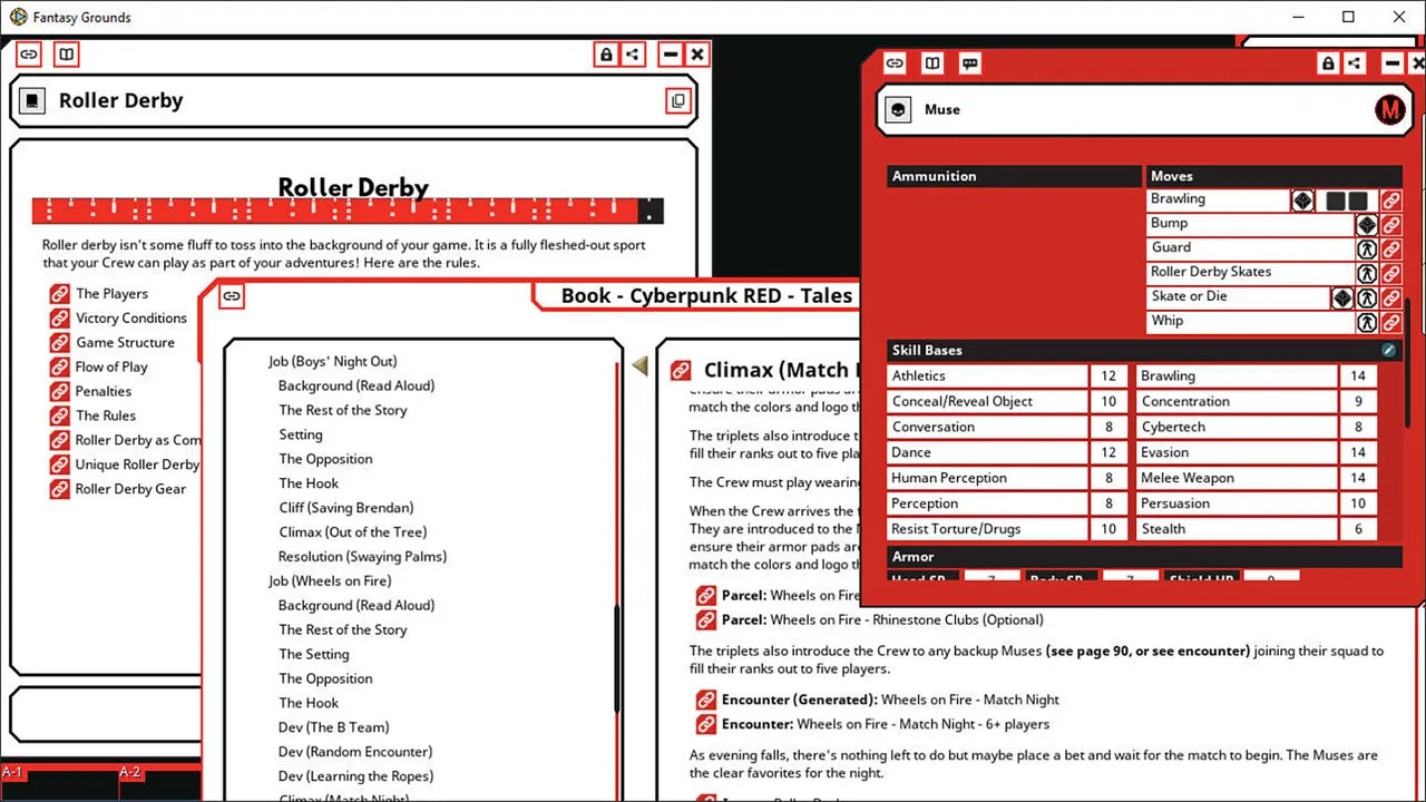 Fantasy Grounds - Cyberpunk RED - Tales of the RED: Hope Reborn Screenshot 2