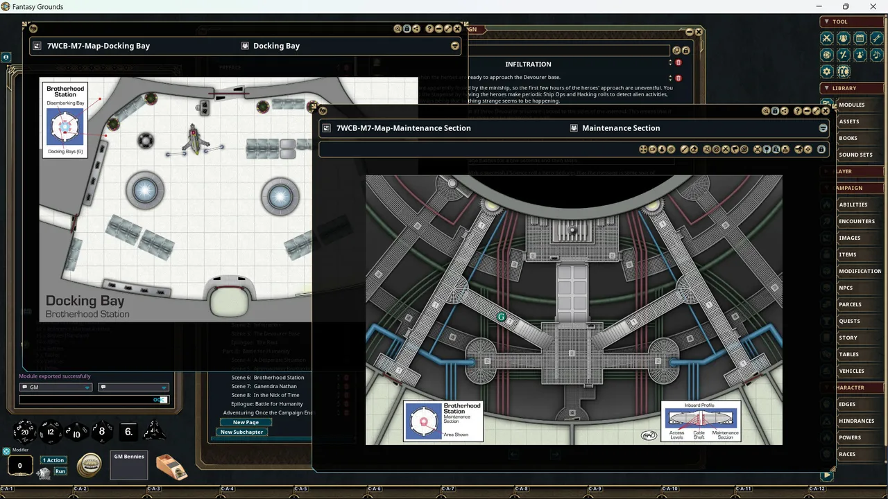 Fantasy Grounds - Seven Worlds Module 7: Endgame Screenshot 1