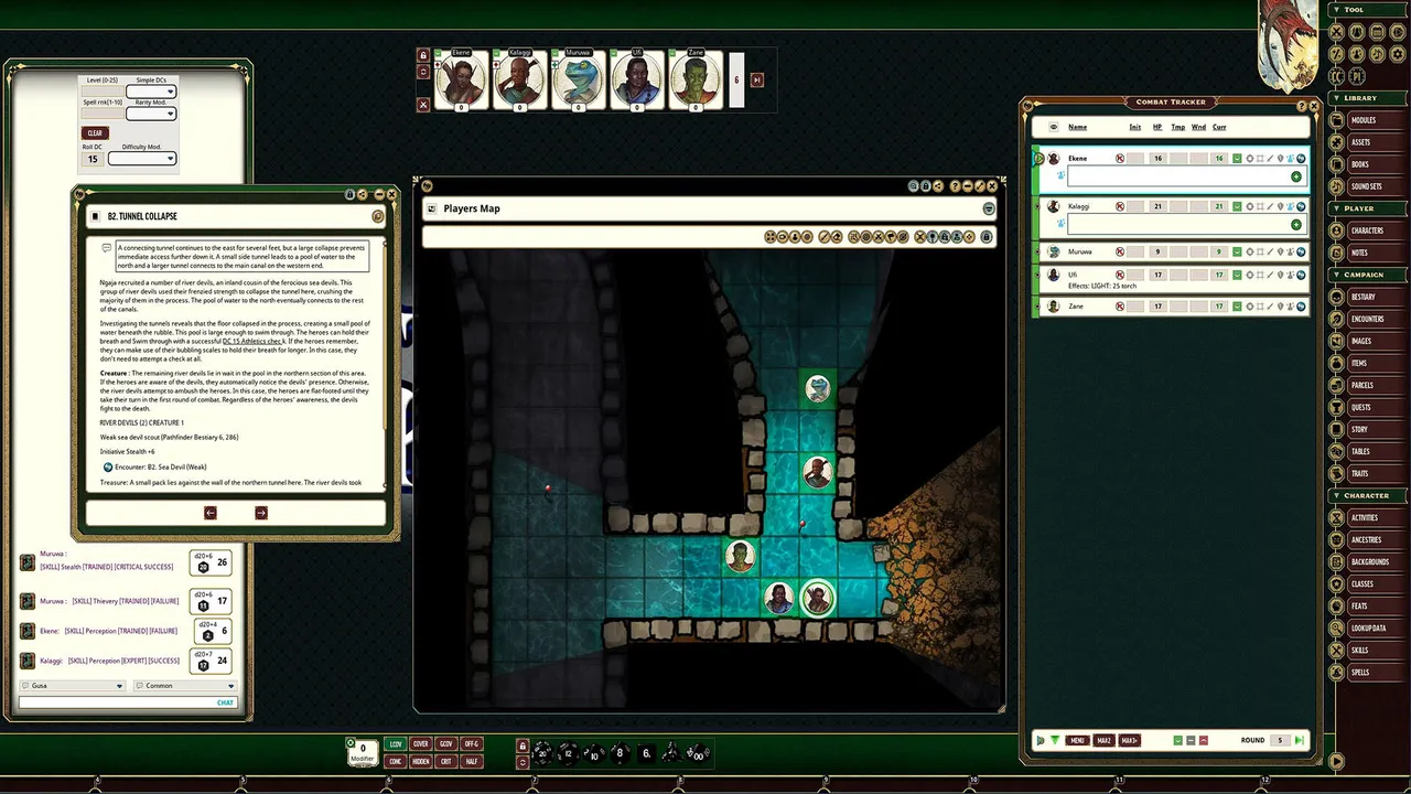 Fantasy Grounds - Pathfinder 2 Adventure: Threshold of Knowledge Screenshot 0