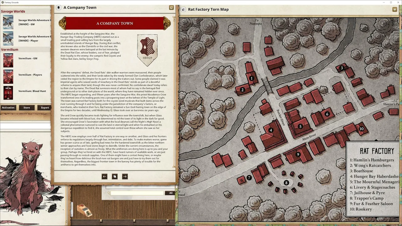 Fantasy Grounds - Vermilium: Blood Hunt Screenshot 3
