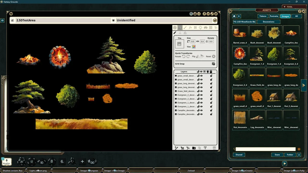 Fantasy Grounds - FG Immersive Woodlands Map Pack Screenshot 0