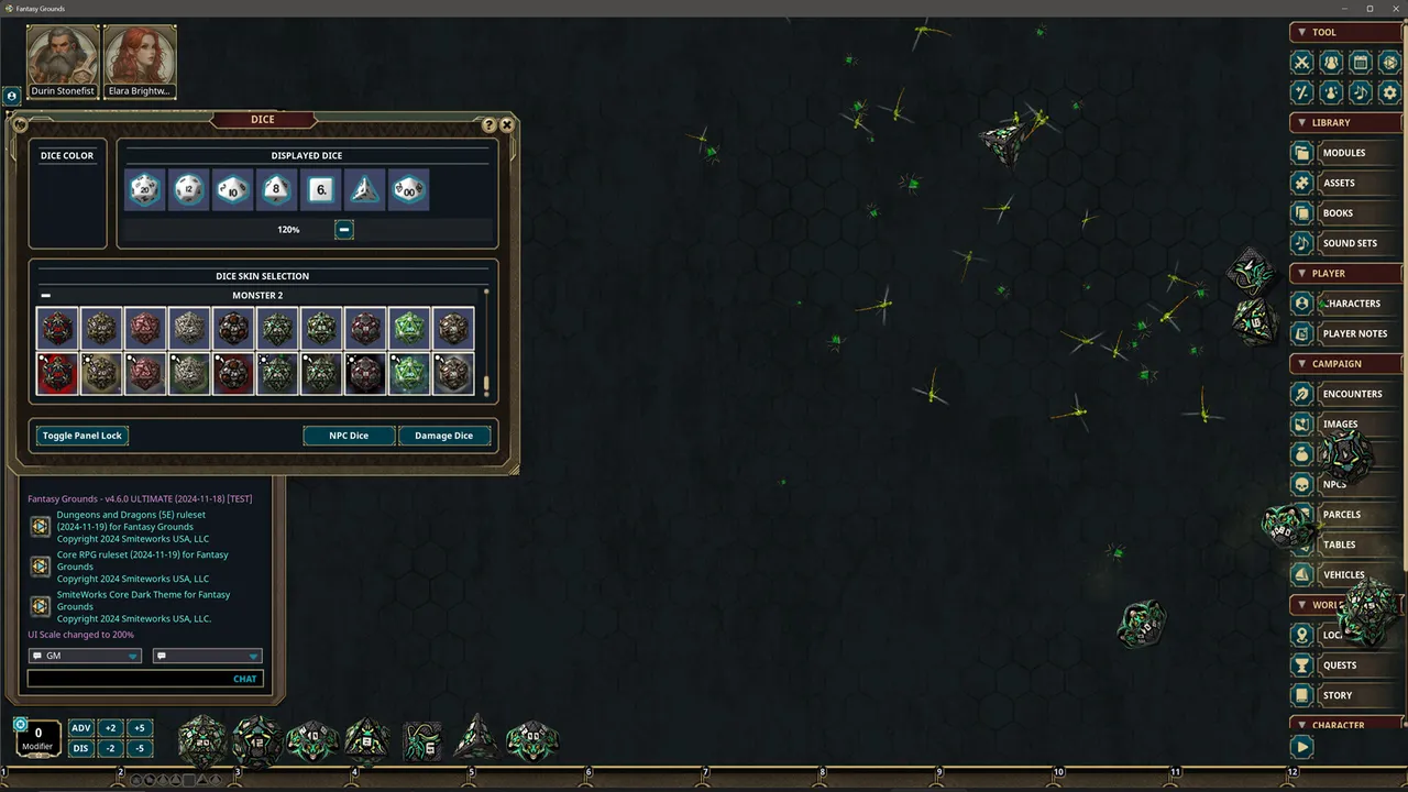 Fantasy Grounds - Monsters NPC Dice Pack Volume 2 Screenshot 2