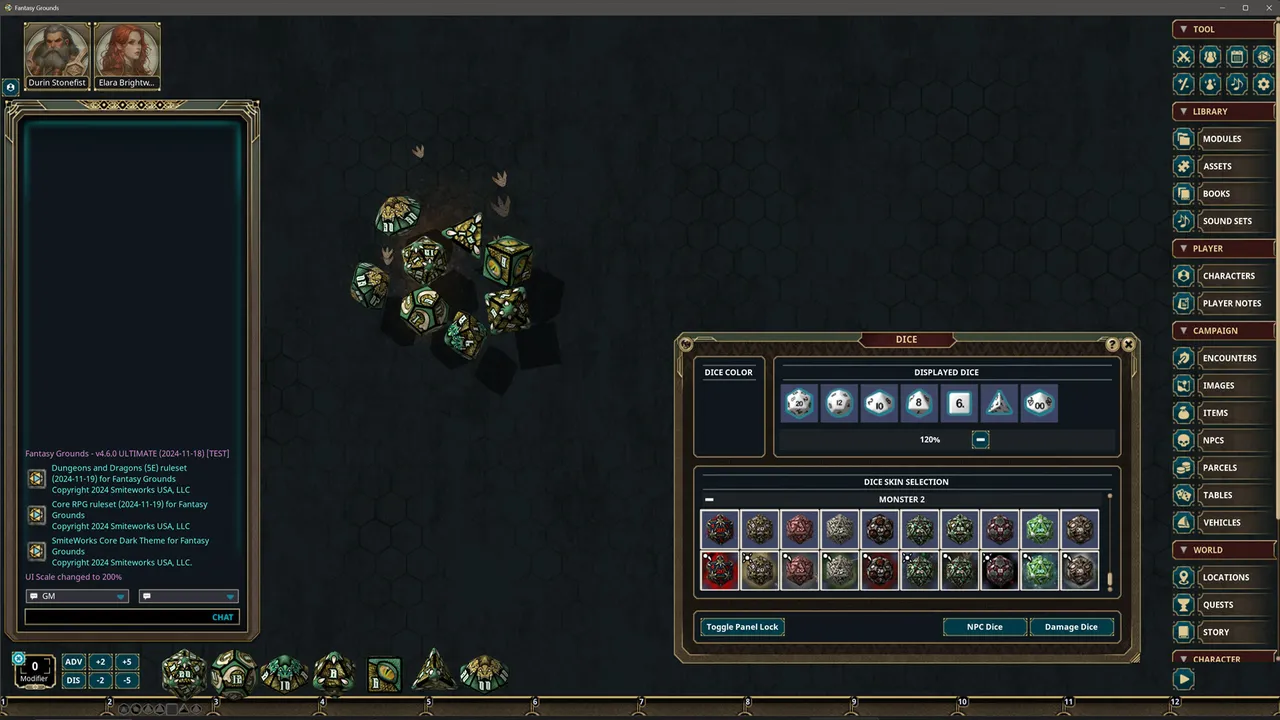 Fantasy Grounds - Monsters NPC Dice Pack Volume 2 Screenshot 3