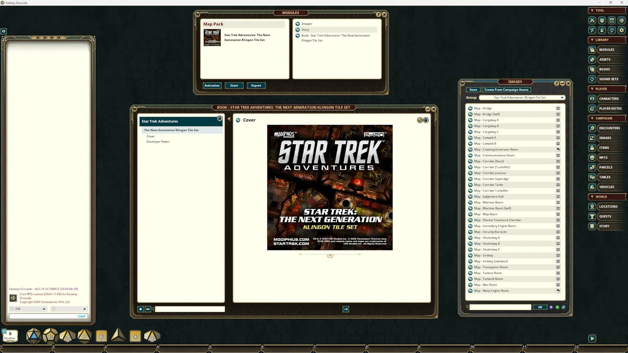 Fantasy Grounds - Star Trek Adventures: The Next Generation Klingon Tile Set Screenshot 0