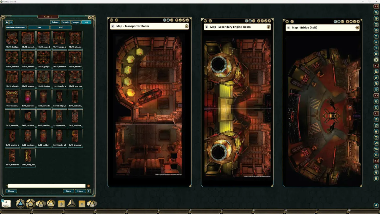Fantasy Grounds - Star Trek Adventures: The Next Generation Klingon Tile Set Screenshot 1