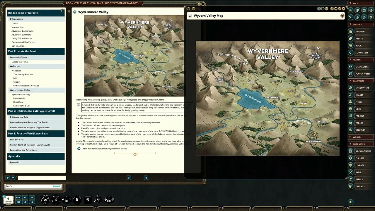 Fantasy Grounds - Hidden Tomb of Nargoth Screenshot 2
