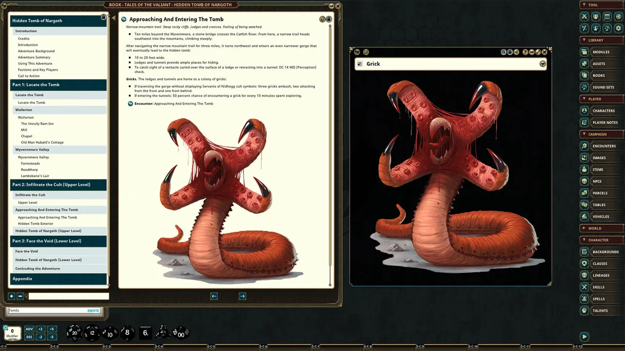 Fantasy Grounds - Hidden Tomb of Nargoth Screenshot 8