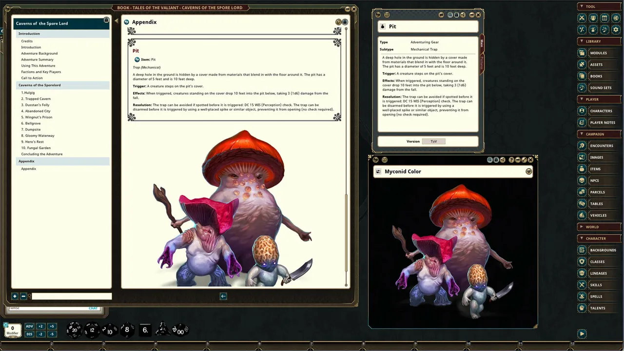Fantasy Grounds - Caverns of the Spore Lord Screenshot 3