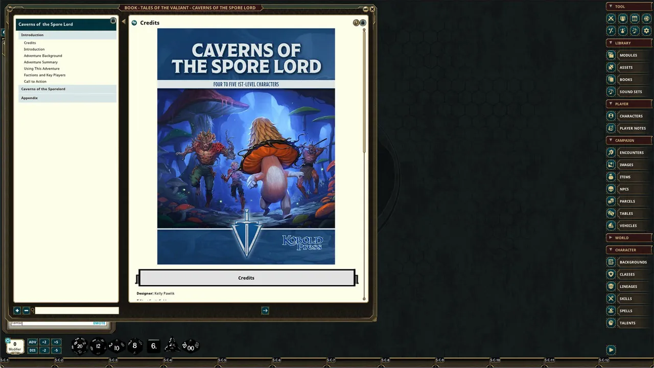 Fantasy Grounds - Caverns of the Spore Lord Screenshot 0