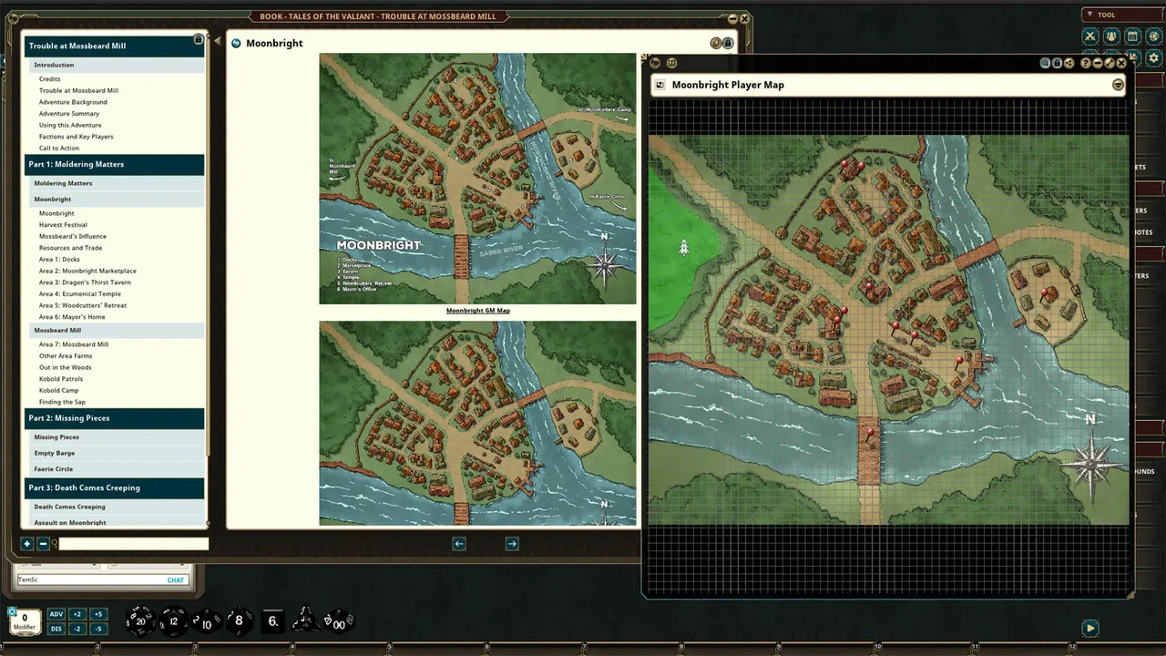 Fantasy Grounds - Trouble at Mossbeard Mill Screenshot 2
