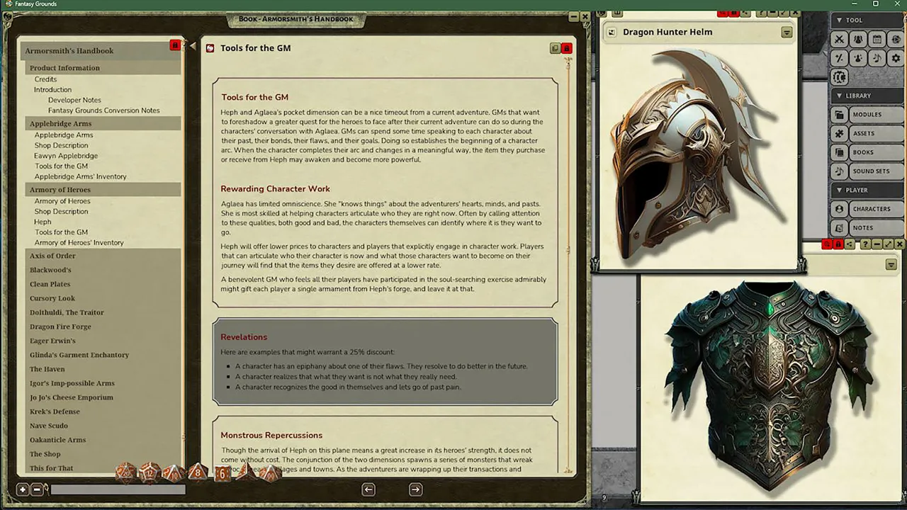 Fantasy Grounds - Armorsmith's Handbook Screenshot 3