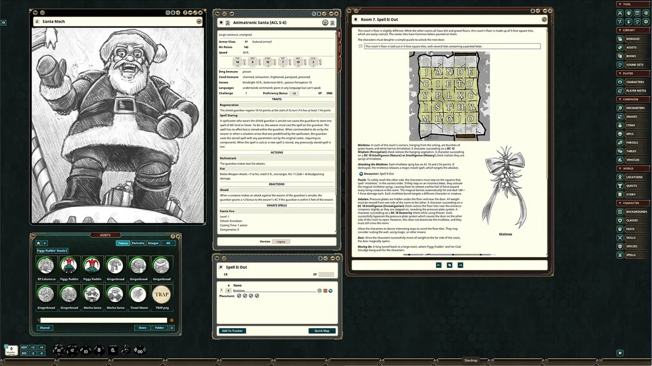 Fantasy Grounds - Figgy Puddin' Steals Christmas Screenshot 4
