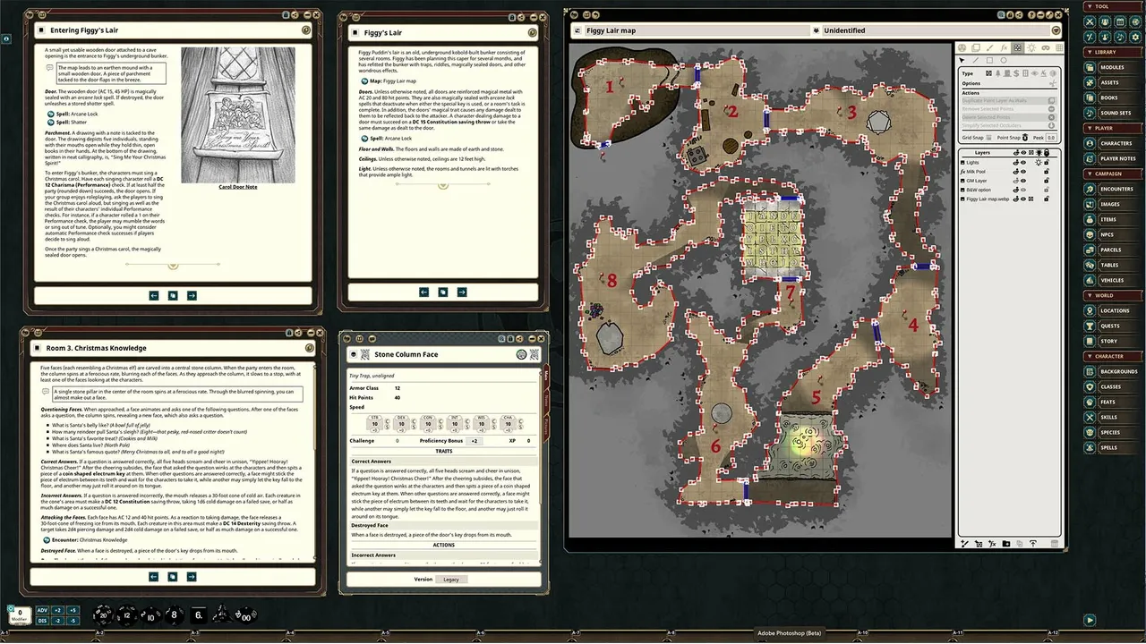 Fantasy Grounds - Figgy Puddin' Steals Christmas Screenshot 3