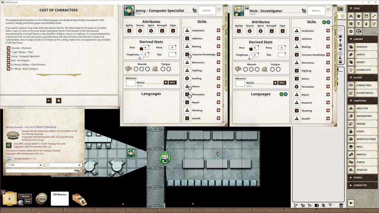 Fantasy Grounds - Savage Saturday Cinema: Phantom of the Deep Screenshot 0