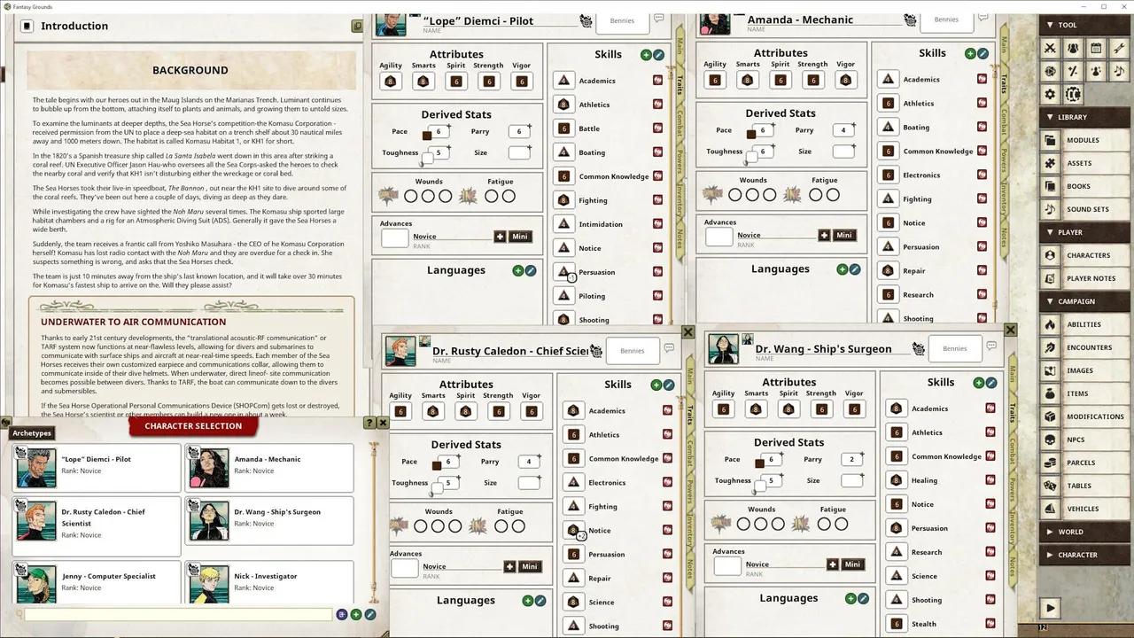 Fantasy Grounds - Savage Saturday Cinema: Phantom of the Deep Screenshot 3