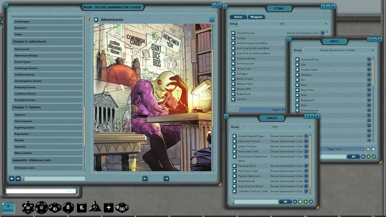 Fantasy Grounds - Mutants & Masterminds: Deluxe Gamemaster's Guide Screenshot 7