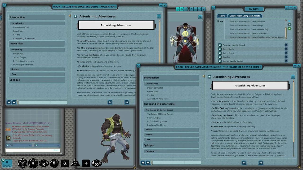 Fantasy Grounds - Mutants & Masterminds: Deluxe Gamemaster's Guide Screenshot 6