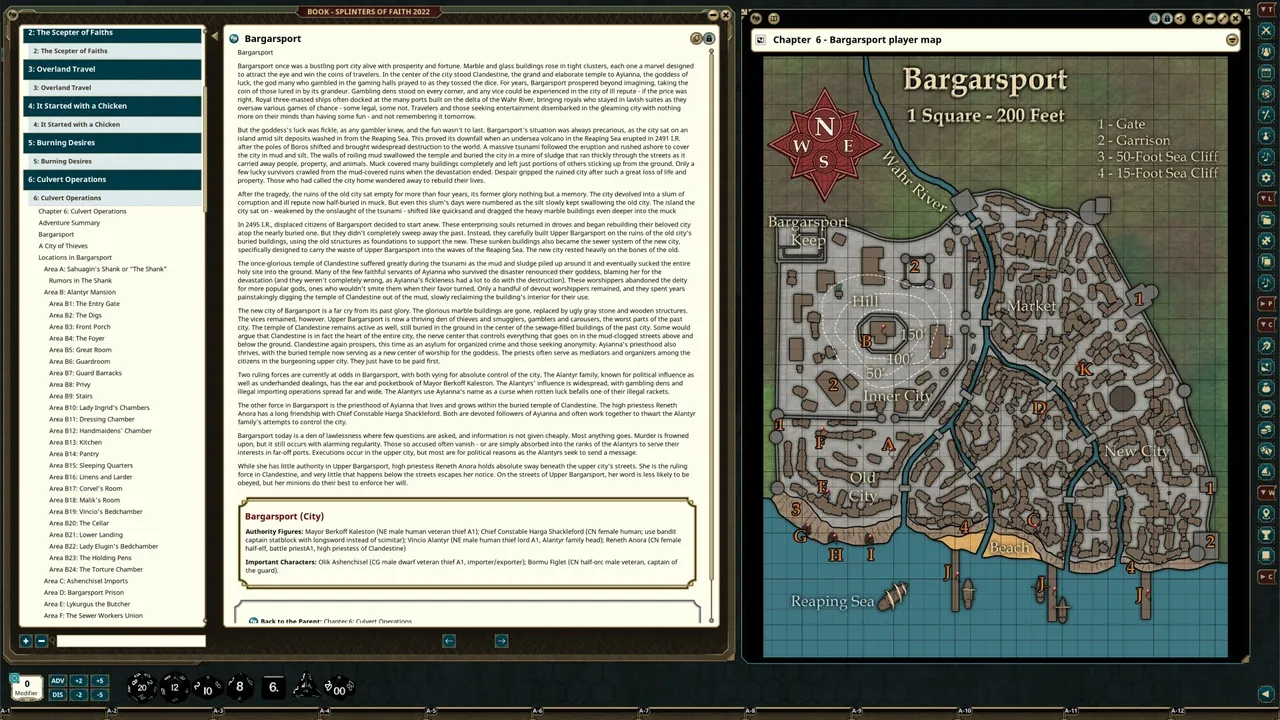 Fantasy Grounds - Splinters of Faith 2022 (5E) Screenshot 1