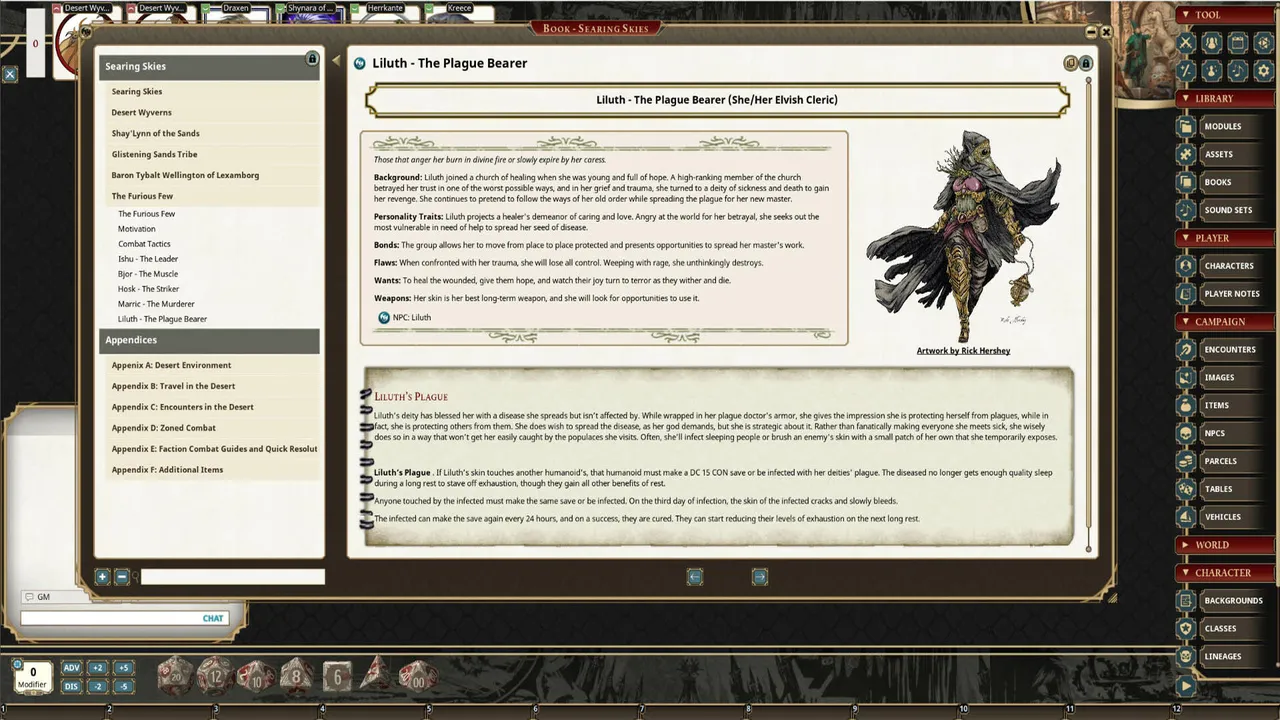 Fantasy Grounds - Searing Skies Screenshot 3