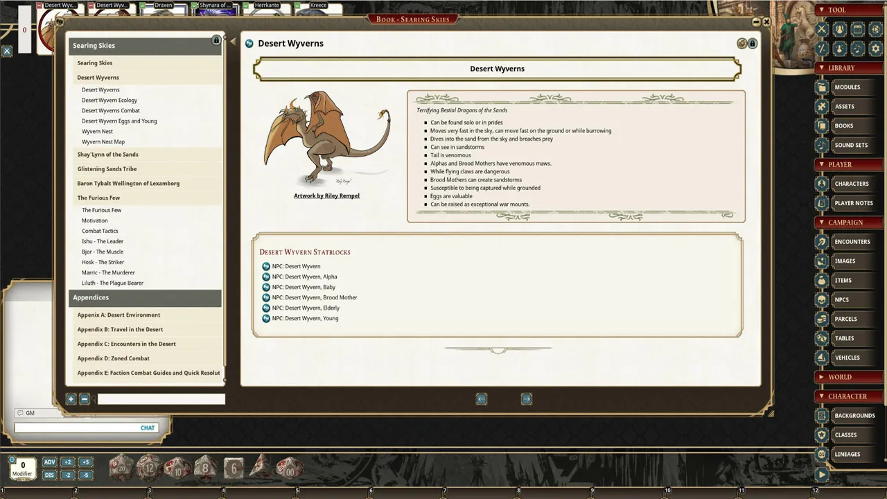 Fantasy Grounds - Searing Skies Screenshot 1