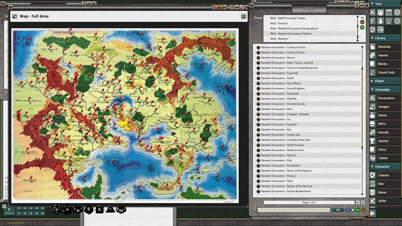 Fantasy Grounds - D&D Classics: World of Greyhawk Fantasy Game Setting (1E) Screenshot 4