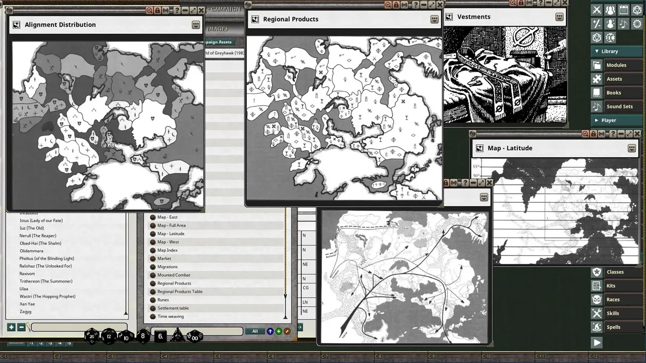 Fantasy Grounds - D&D Classics: World of Greyhawk Fantasy Game Setting (1E) Screenshot 1