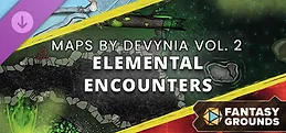 Fantasy Grounds - Maps By Devynia Volume 2: Elemental Encounters