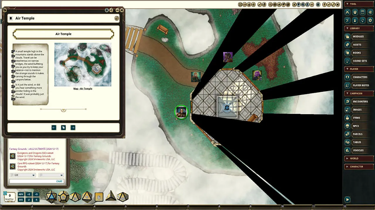 Fantasy Grounds - Maps By Devynia Volume 2: Elemental Encounters Screenshot 1
